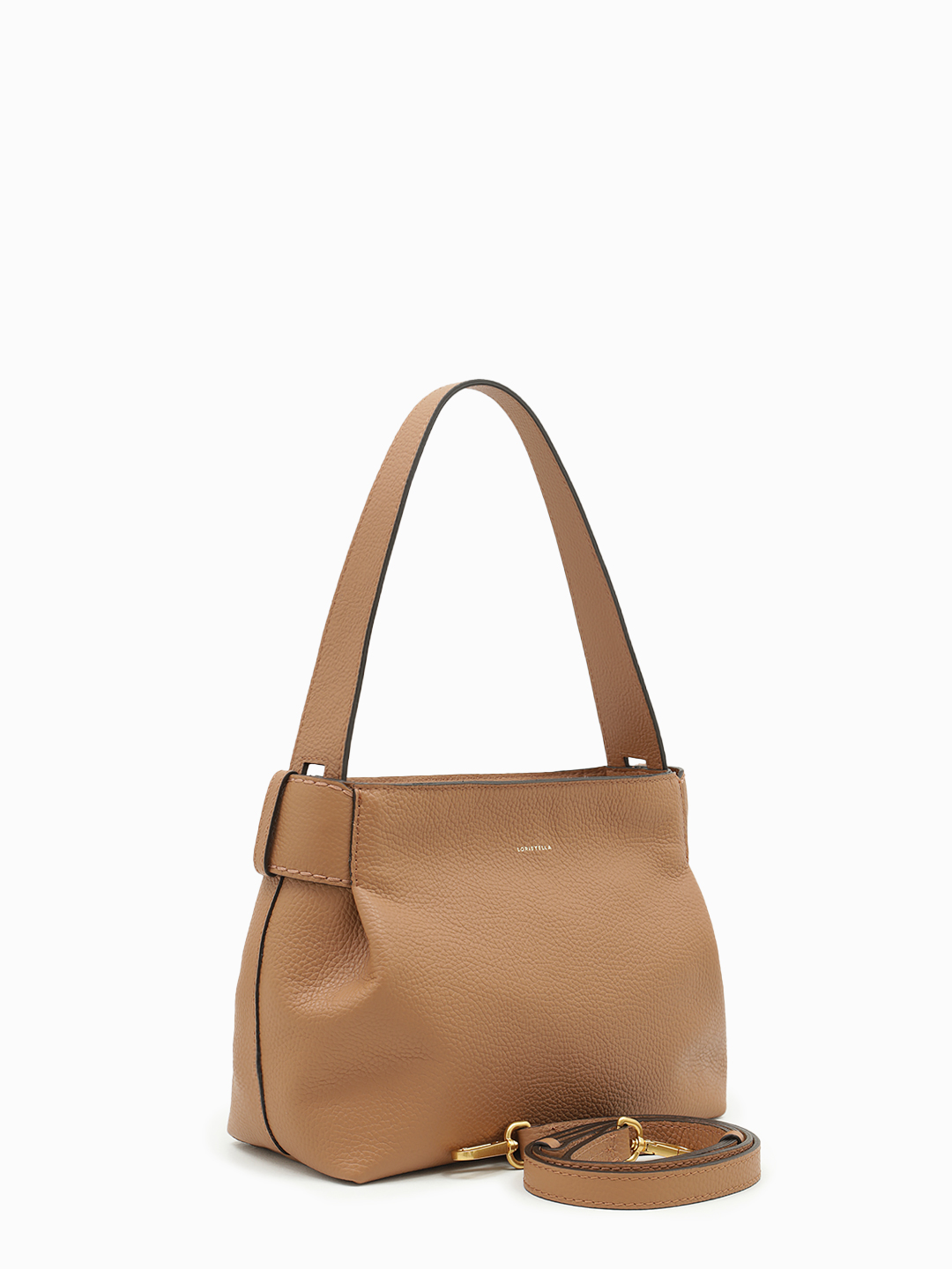Классическая сумка от Loristella в натуральной коже горчичного цвета в размере S