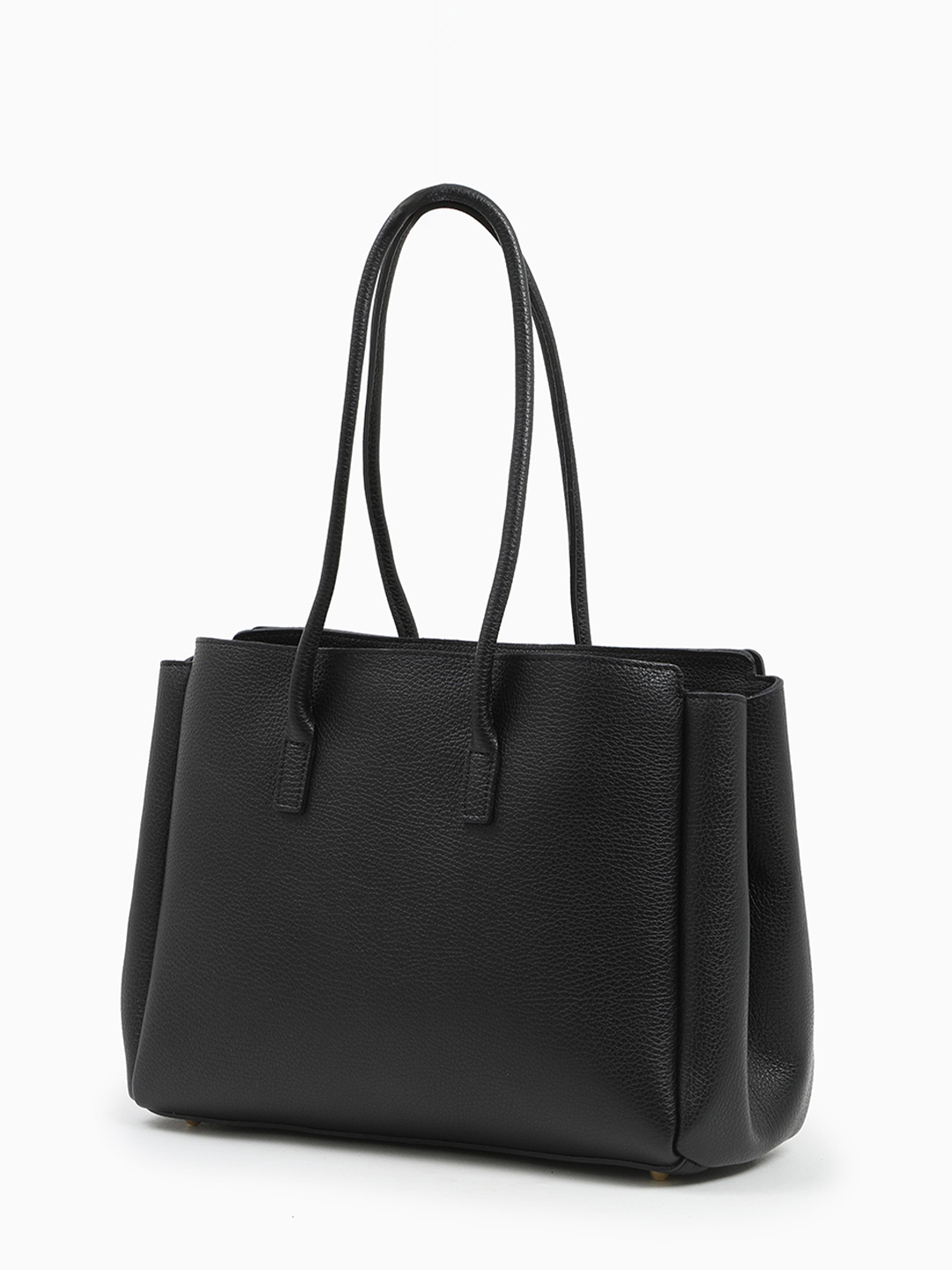 Шоппер "LUANA" с двумя длинными ручками от BE NICE в чёрном цвете