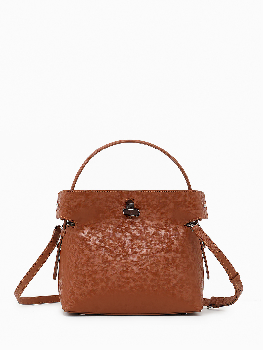 Сэтчел с дополнительной сумкой на плечо от IVORY в медовом оттенке