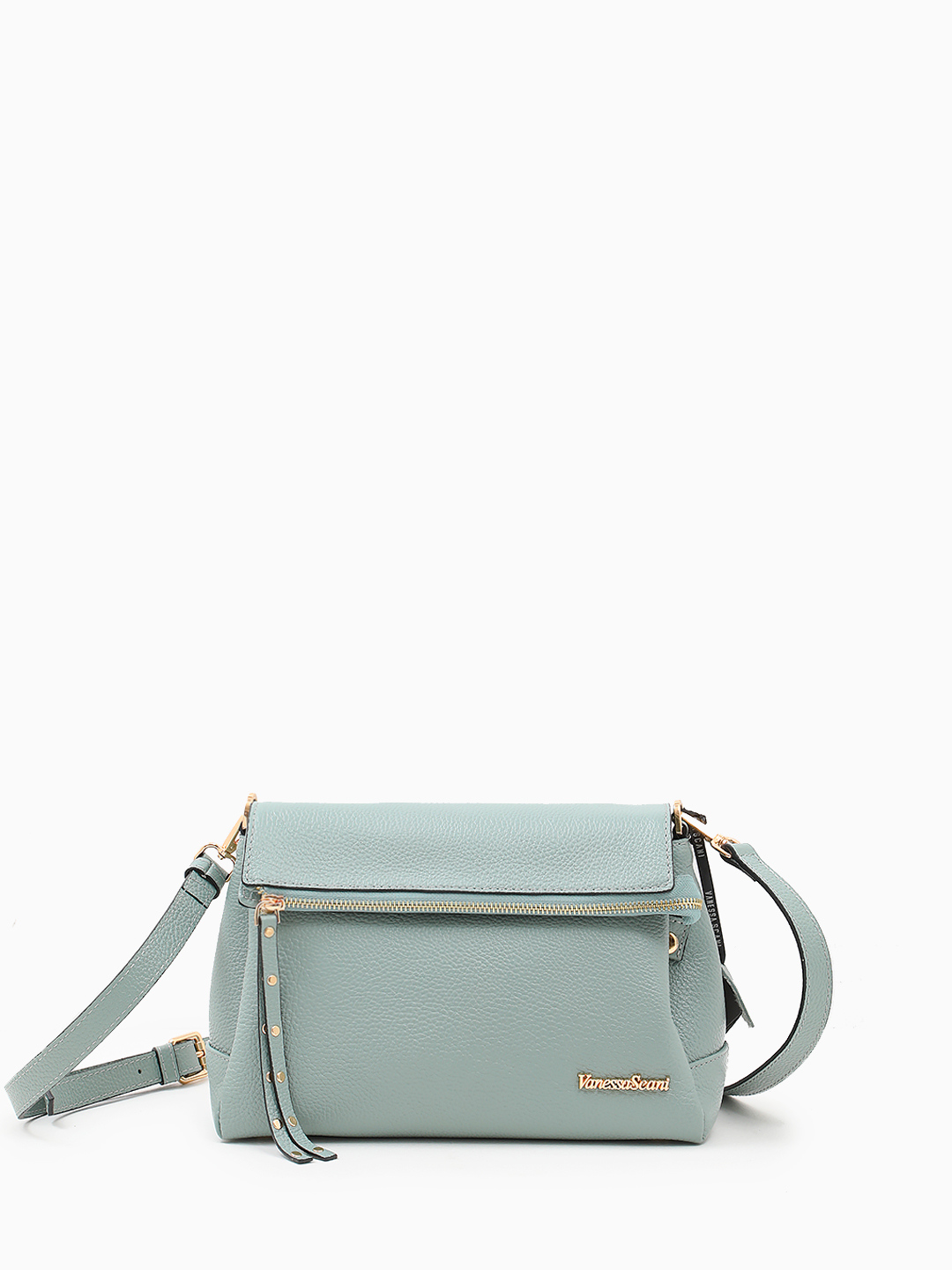 Мятная кросс-боди на плечо с металлическими буквами Vanessa Scani