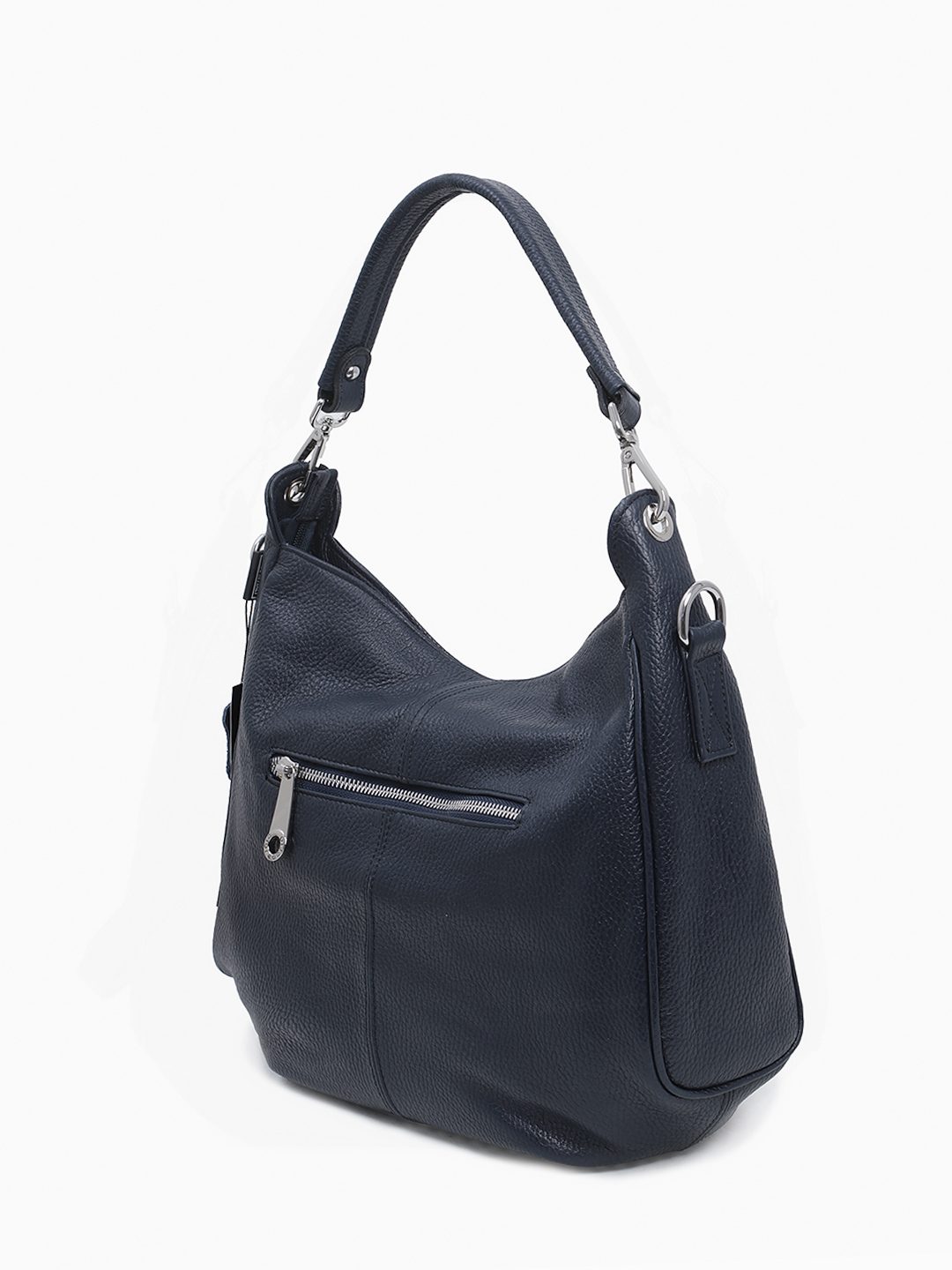 Сумка-мешок в размере М от Di Gregorio в синем цвете