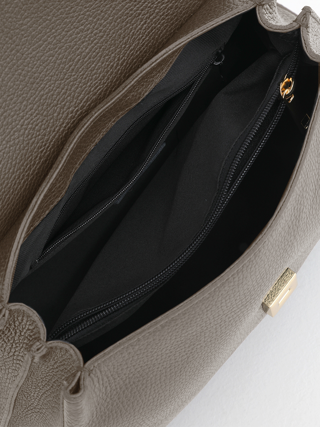 Однорукий сэтчел "ORNELLA" с широким плечевым ремнём от BE NICE в оттенке тауп