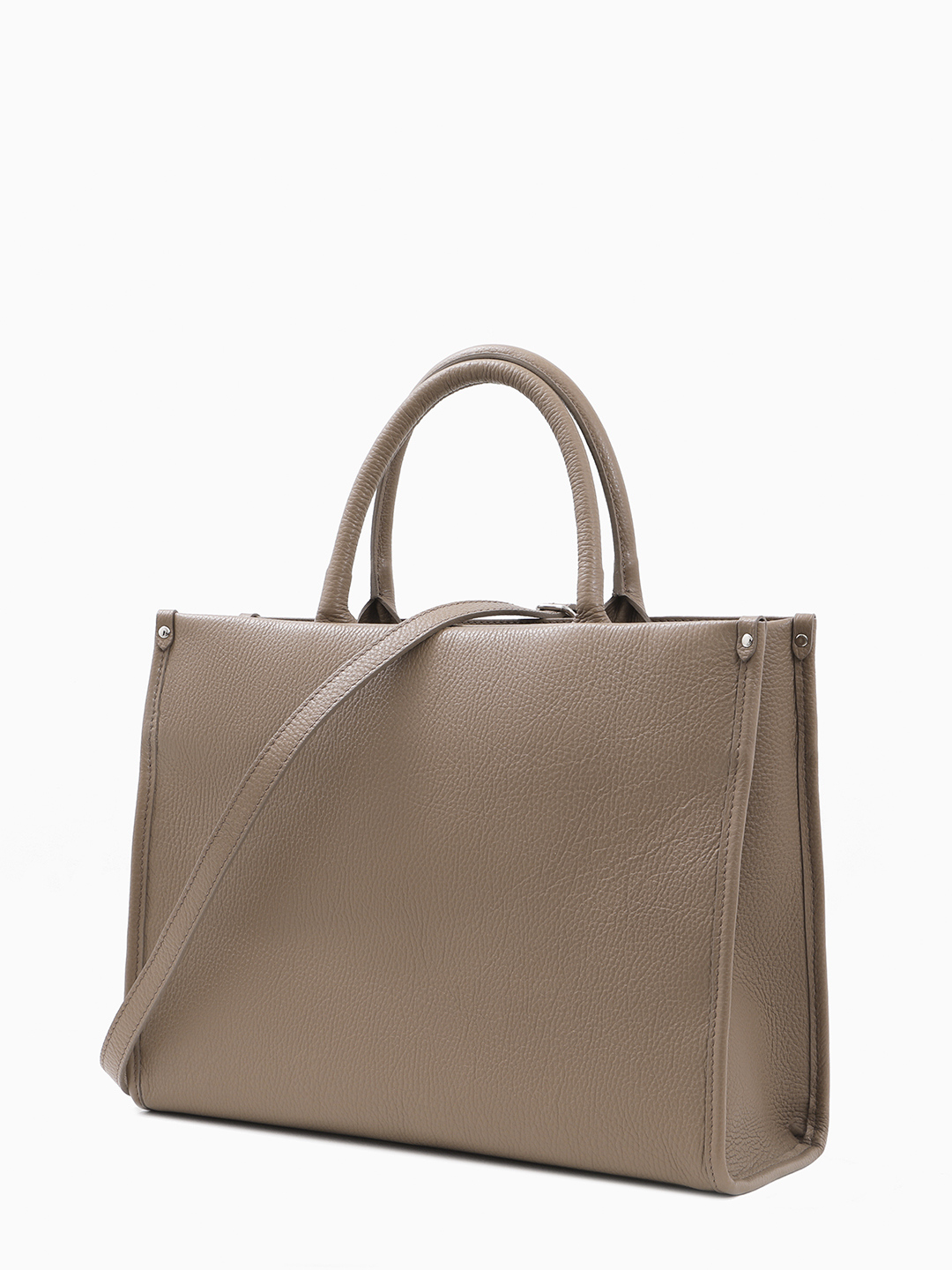 Классическая сумка с брендовым штампом Sara Burglar в ореховом оттенке