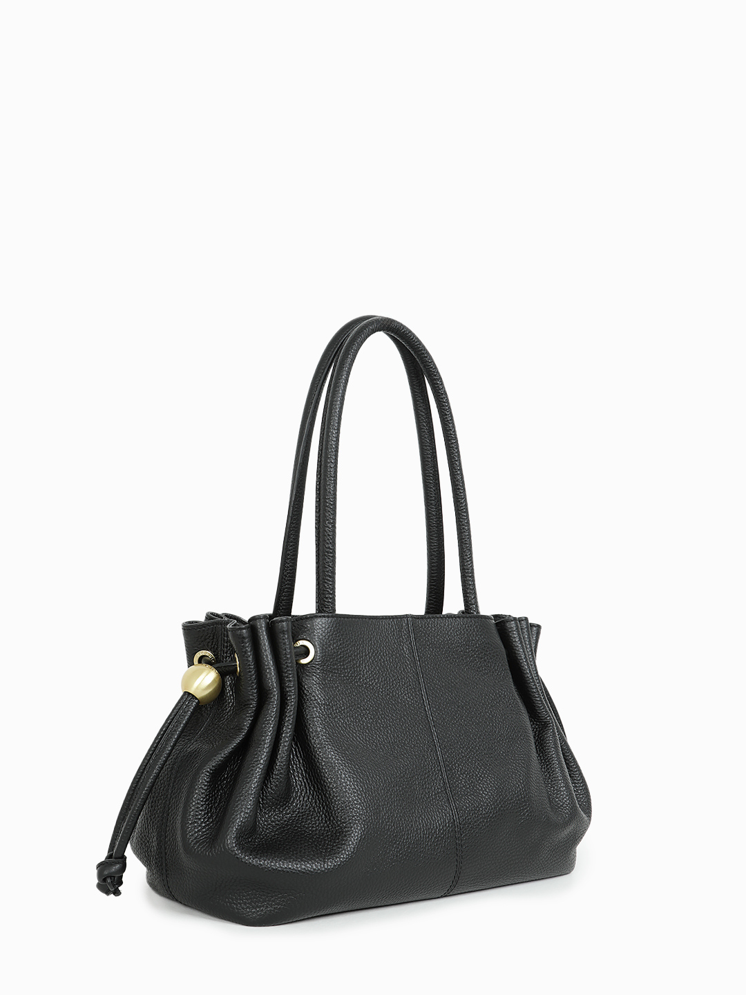 Чёрный тоут от ARCADIA с высокими ручками