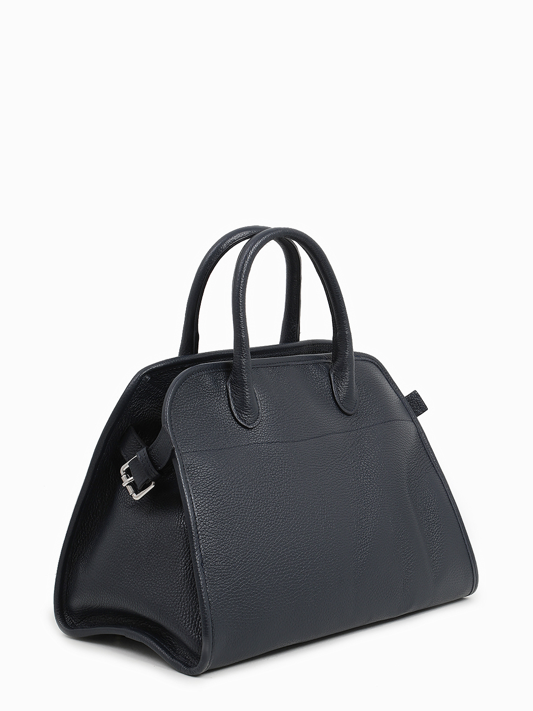 Классическая сумка MARTA с тиснёным логотипом BE NICE в синем оттенке