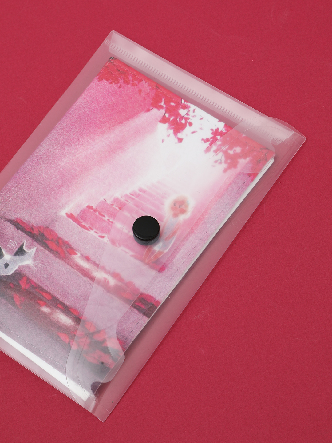 Обложка для паспорта с принтом лестницы от Alessandro Beato из натуральной кожи