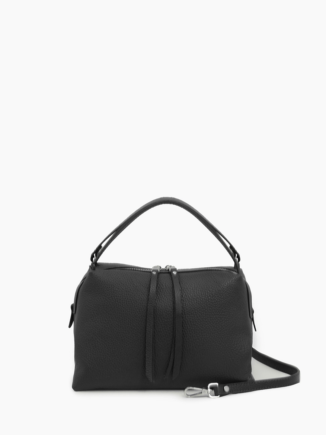 Чёрная сумка с двумя длинными пуллерами от RIPANI