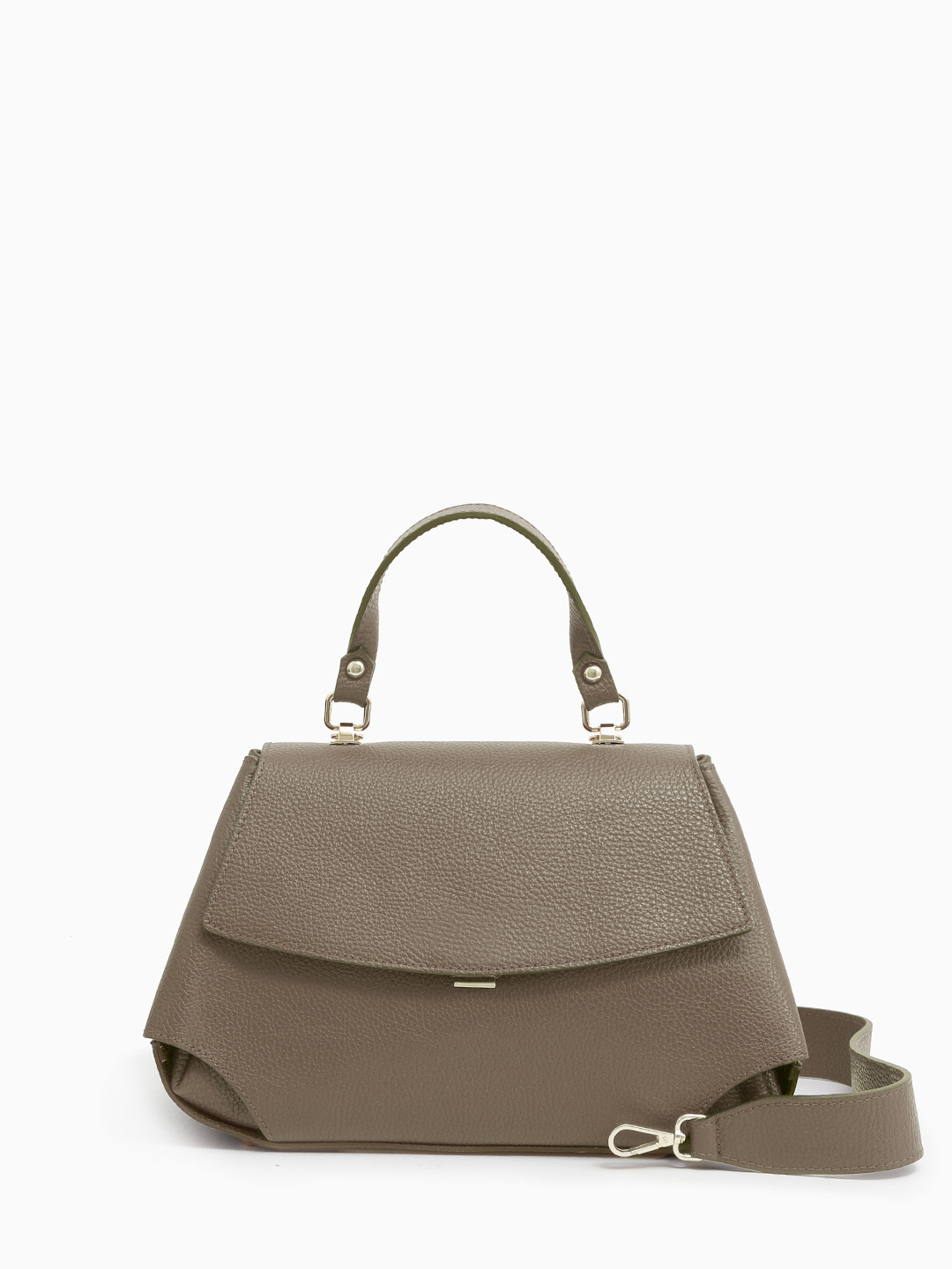 Однорукий сэтчел "ORNELLA" с широким плечевым ремнём от BE NICE в оттенке тауп