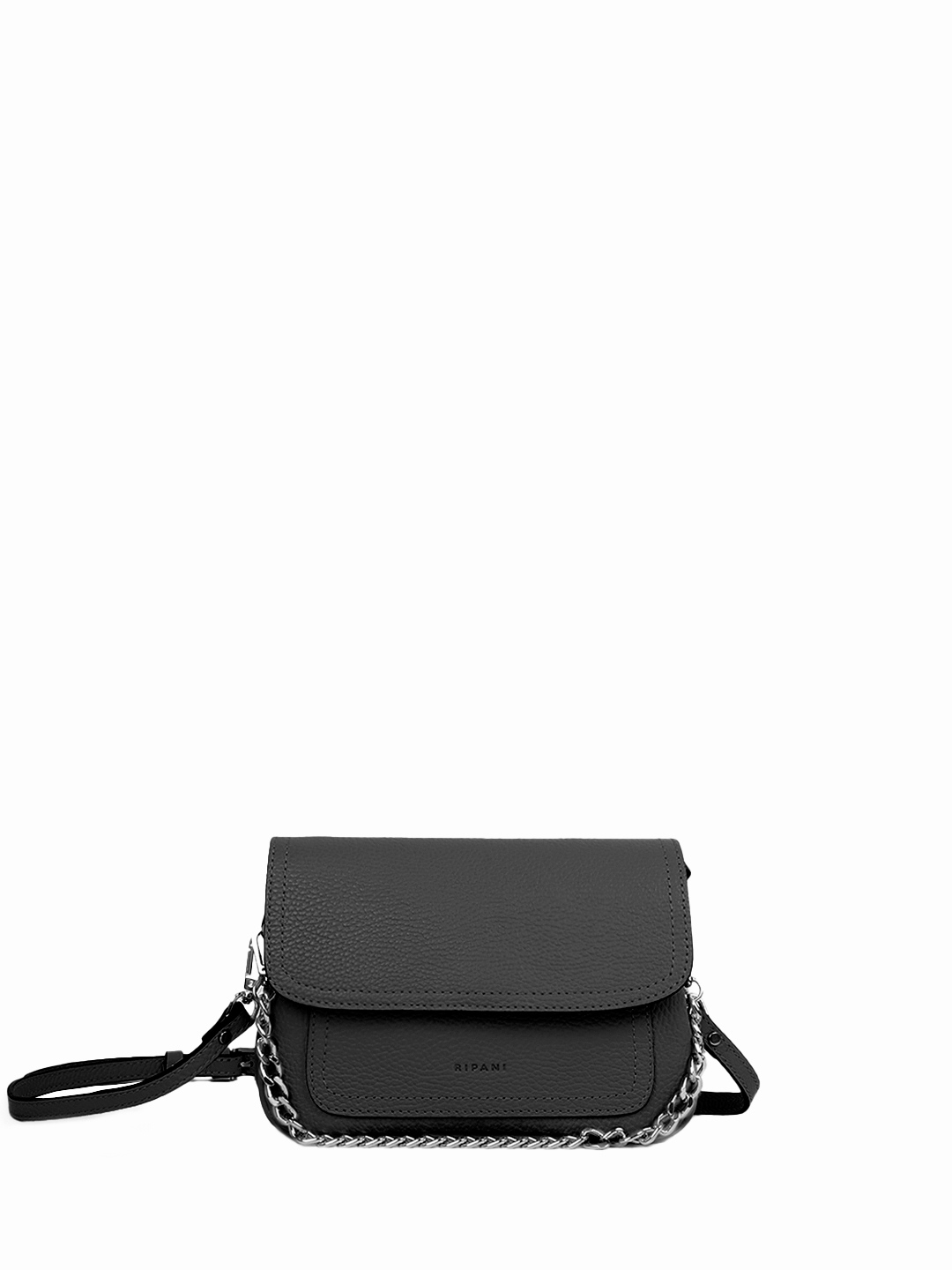 Сумка кросс-боди с цепочкой от RIPANI в чёрном цвете