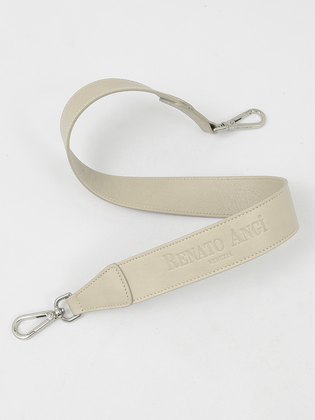 Кросс-боди на плечо с широким плетением от Renato Angi в бежевом оттенке