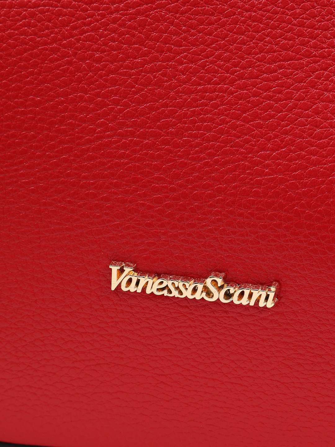 Базовый тоут с тремя отделениями от Vanessa Scani в красном цвете