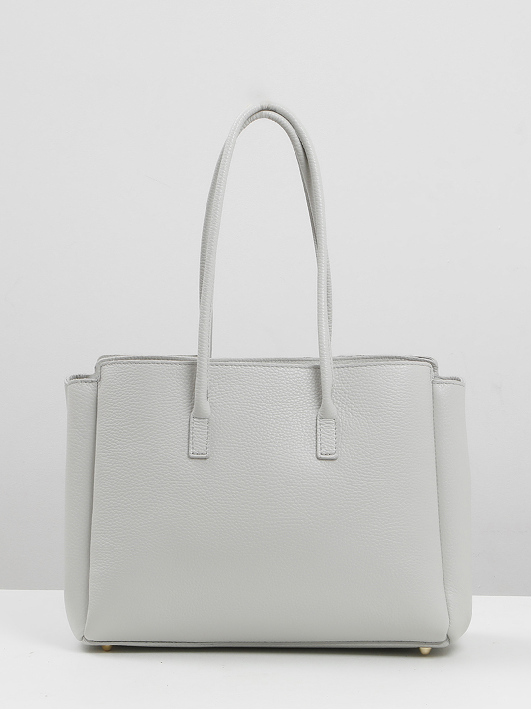 Шоппер "LUANA" с двумя длинными ручками от BE NICE в сером цвете 