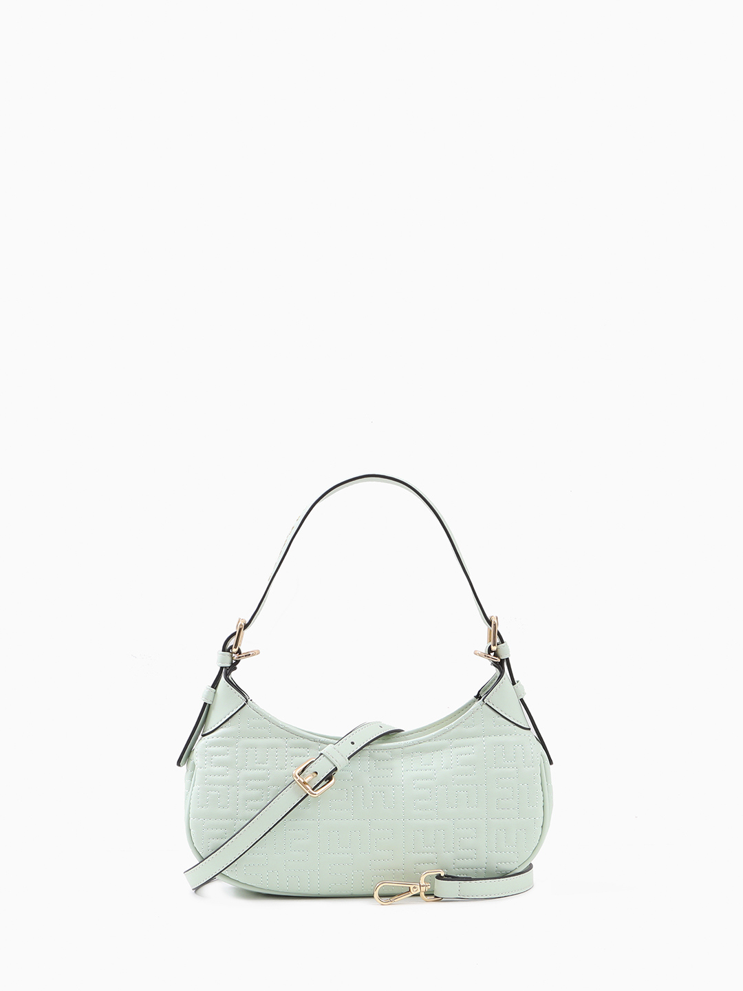 Мятный мини-багет с фирменным стёганым узором от ERMANNO FIRENZE