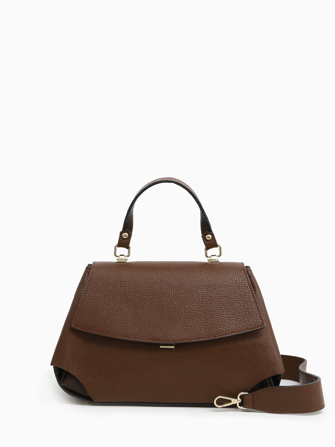 Однорукий сэтчел "ORNELLA" с широким плечевым ремнём от BE NICE в коричневом оттенке