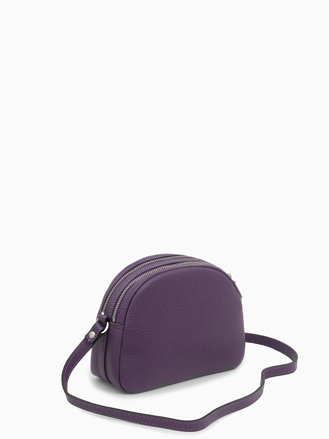 Полукруглая сумка с двумя отделениями от RIPANI фиолетового оттенка