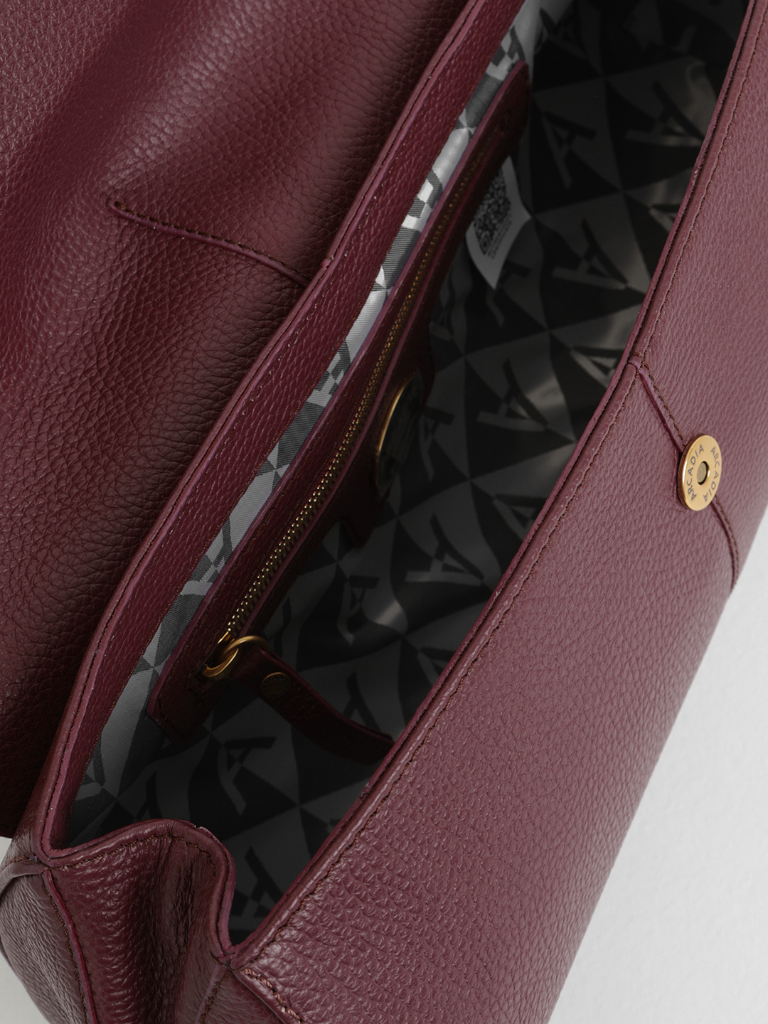 Бордовый сэтчел CALIPSO от ARCADIA в размере M