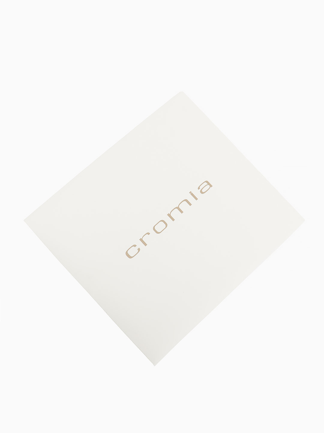 Женский платок от Cromia с принтом в розово-бежевых тонах