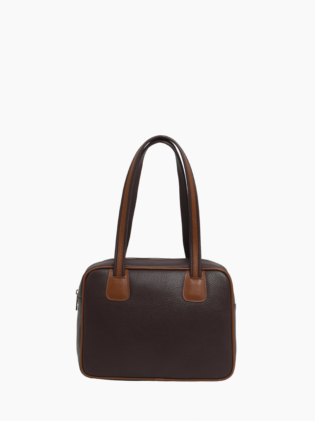 Бордовая сумка в размере М с золотистой фурнитурой от FOLLE