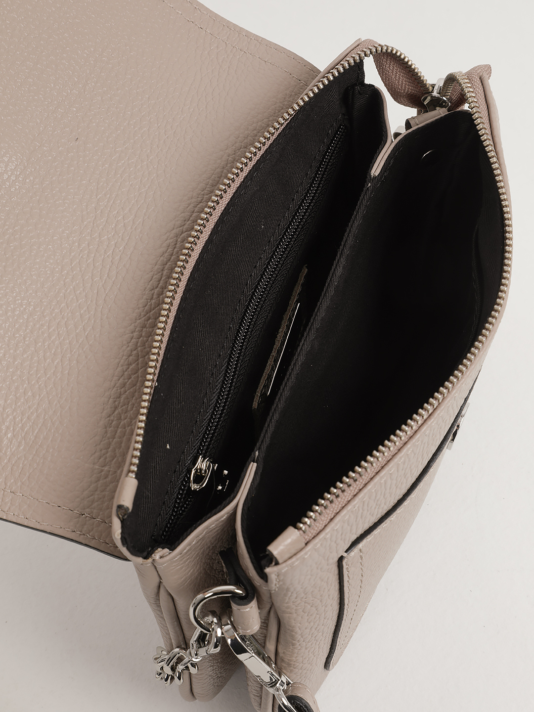 Сумка кросс-боди с цепочкой от RIPANI в бежевом цвете