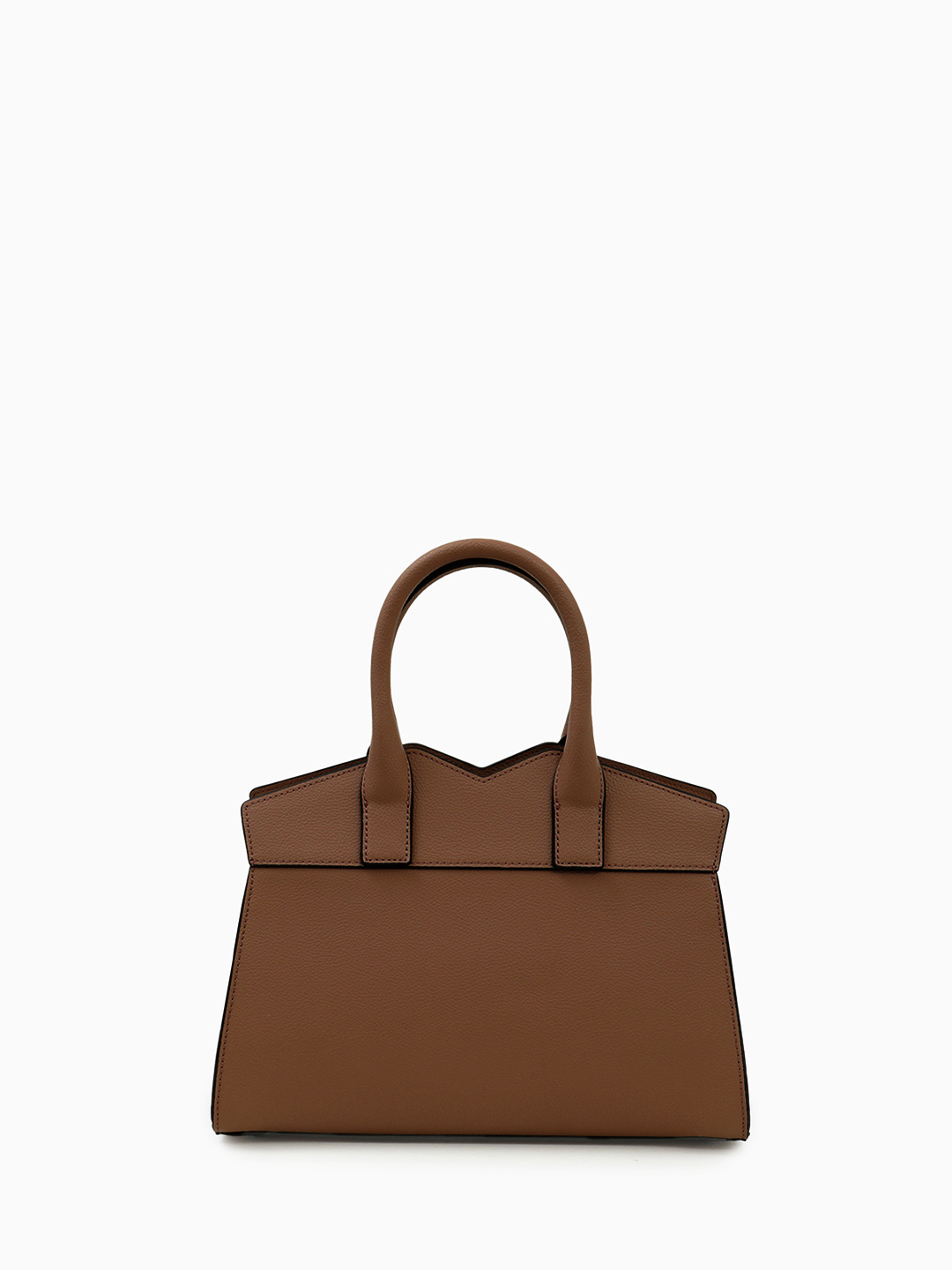 Небольшой тоут ALEXANDRA из натуральной кожи с пряжками от CROMIA в оттенке  mandorla