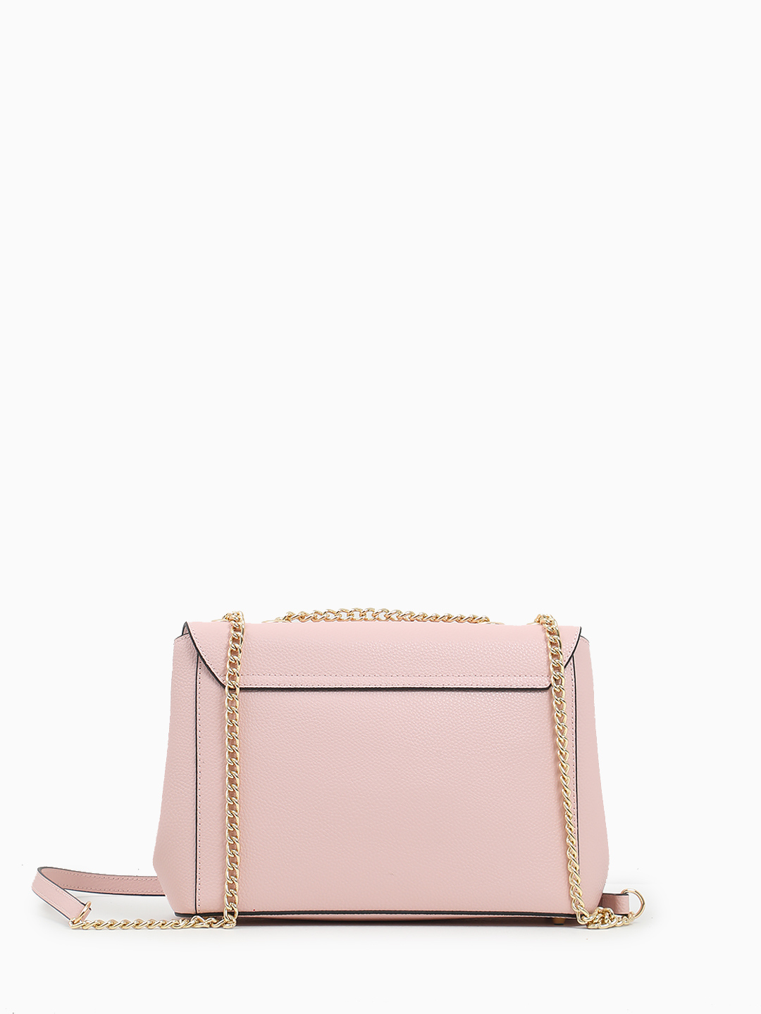 Кросс-боди на плечо с ремнём с элементами цепочки от CROMIA в пудровом оттенке