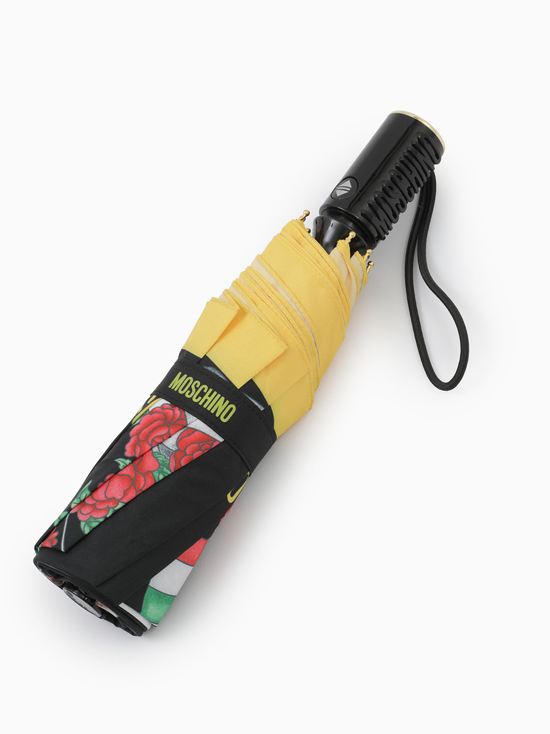 Зонт-автомат мини с изображением итальянской коровы от MOSCHINO