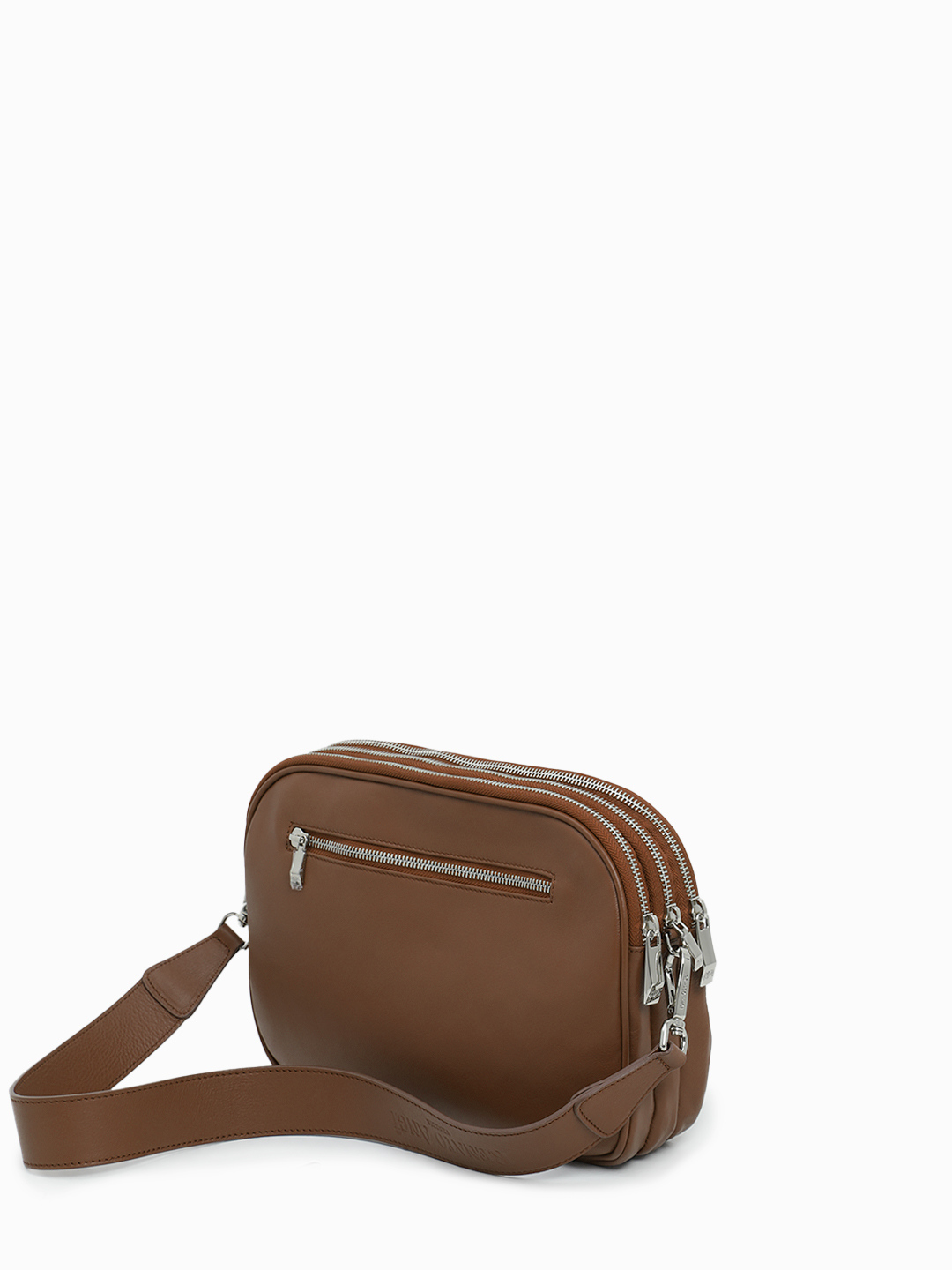 сумка через плечо с широким плетением от Renato Angi в коричневом цвете