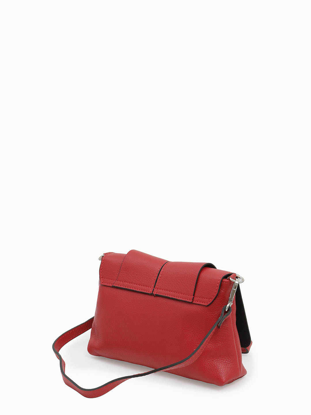 Небольшая кросс-боди с именной гравировкой Di Gregorio в красном цвете