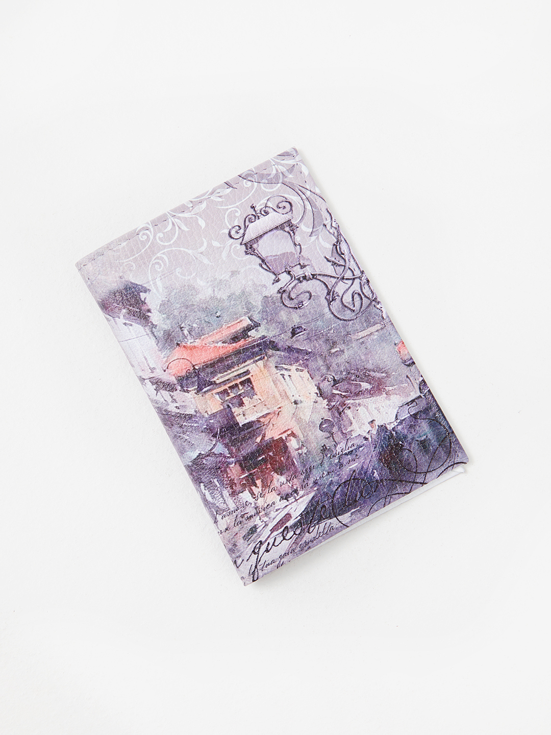 Обложка для паспорта от бренда Alessandro Beato акварельные мотивы