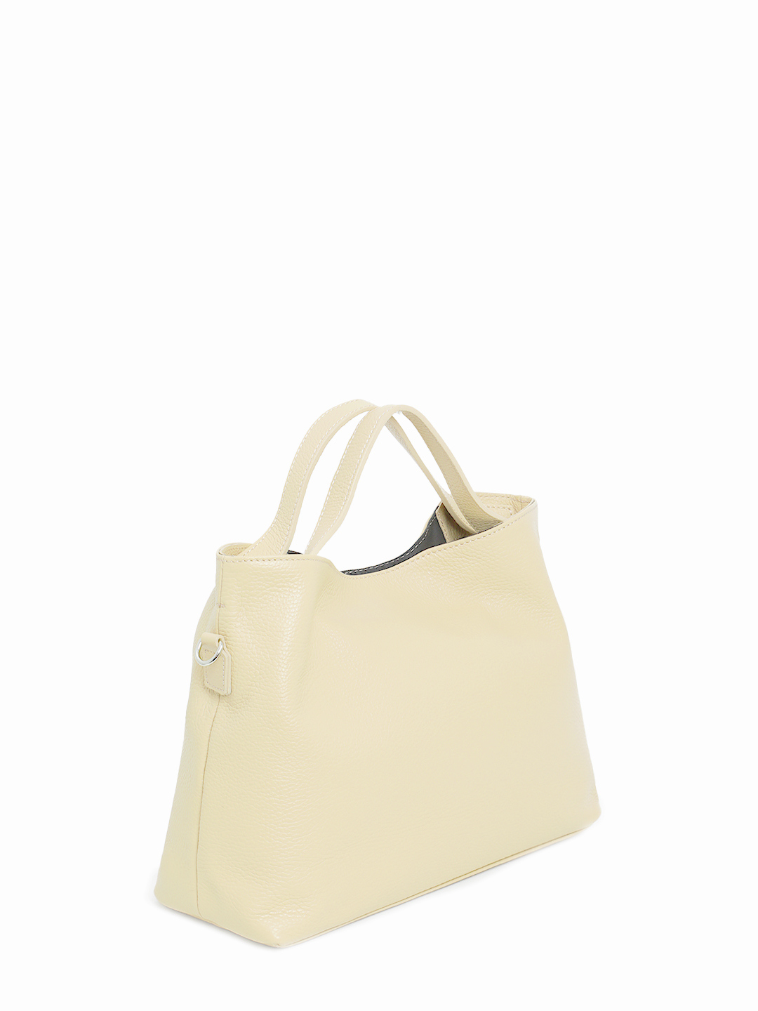 Сумка-тоут с тиснёным логотипом RIPANI в бежевом оттенке