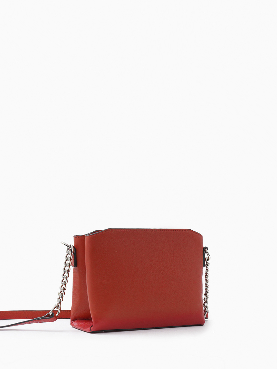 Кросс-боди на плечо с ремнём с элементами цепочки от Alessandro Beato в красном цвете