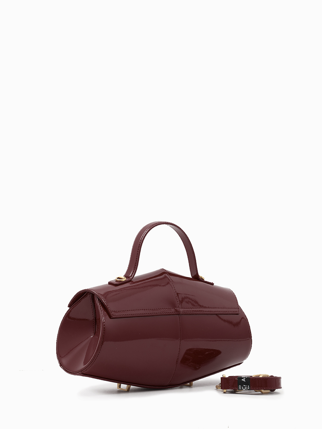 Бордовый лаковый сэтчел CALIPSO от ARCADIA в размере M