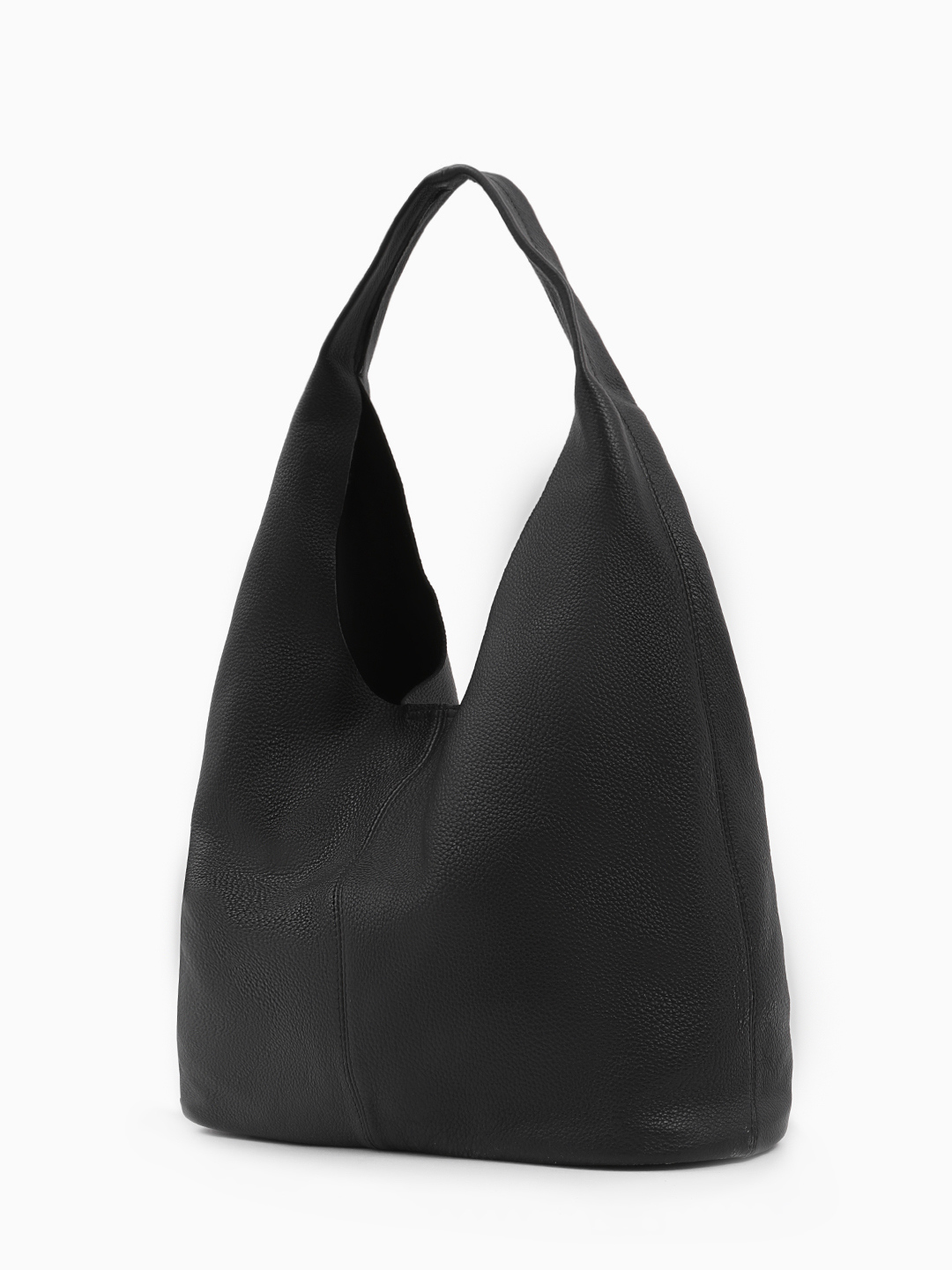 Чёрный шоппер с дополнительной косметичкой на молнии от FOLLE