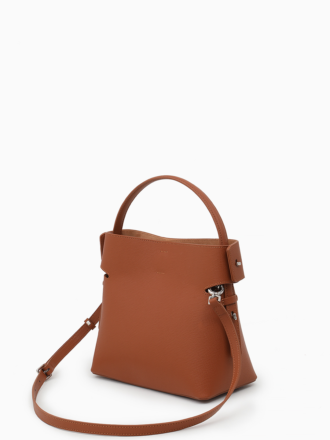 Сэтчел с дополнительной сумкой на плечо от IVORY в медовом оттенке