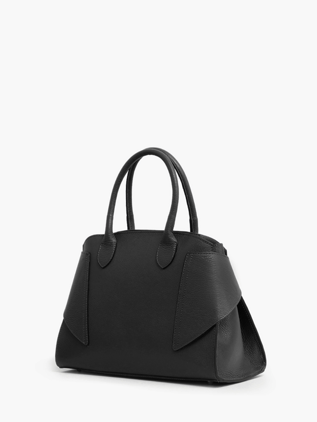 Чёрная сумка "MARGO" с золотистым тиснёным логотипом BE NICE