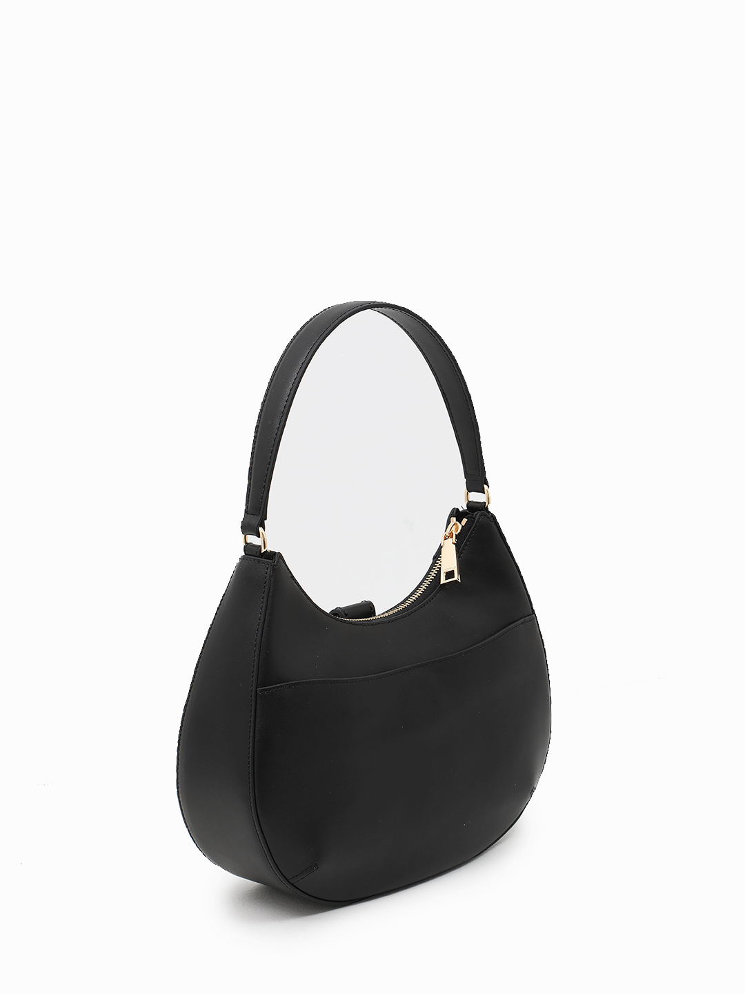 Полукруглая сумка с регулируемым плечевым ремнём от CROMIA в чёрном цвете