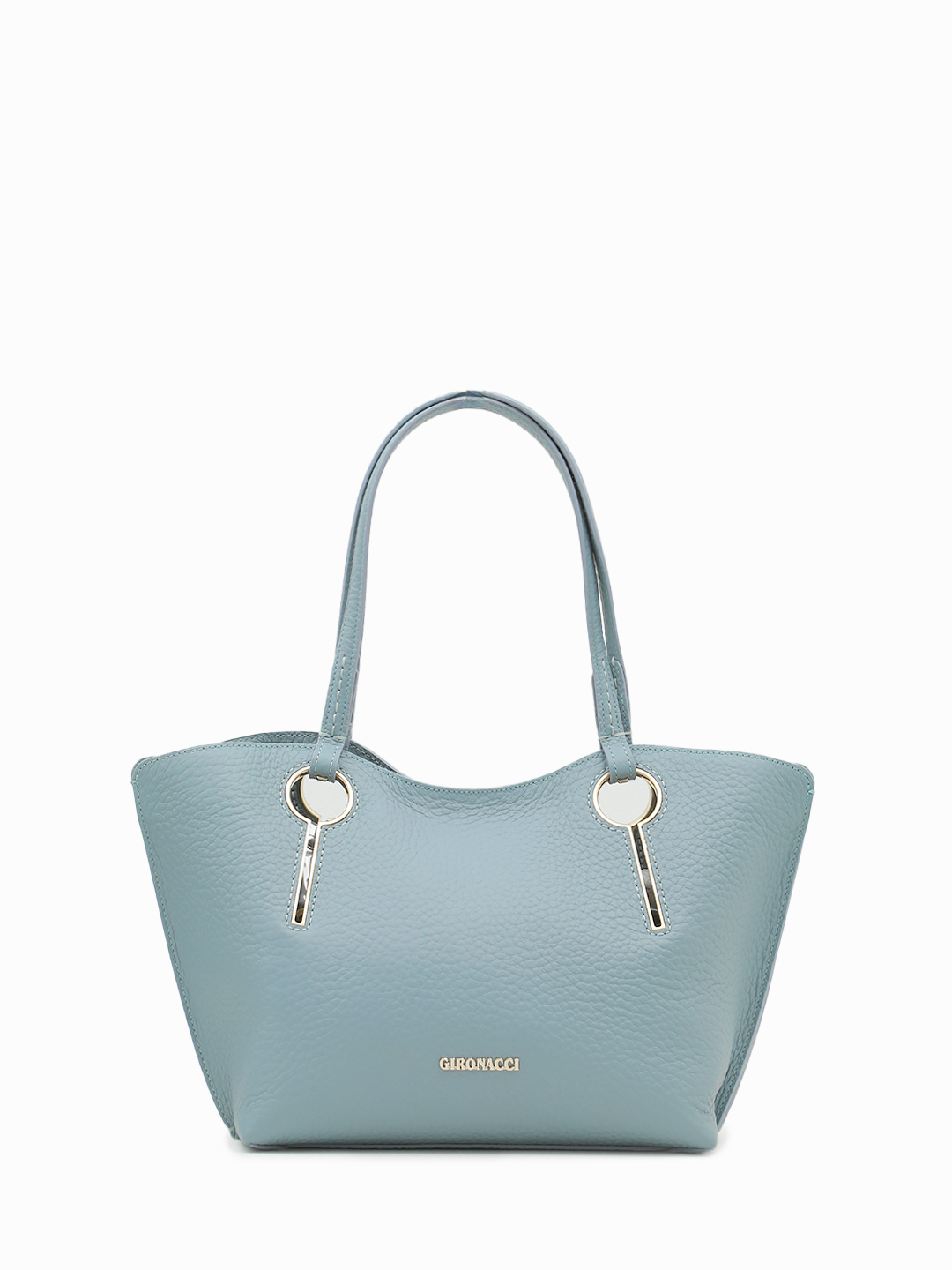 Сумка-тоут с яркой косметичкой на молнии от Gironacci в голубом оттенке pervinca