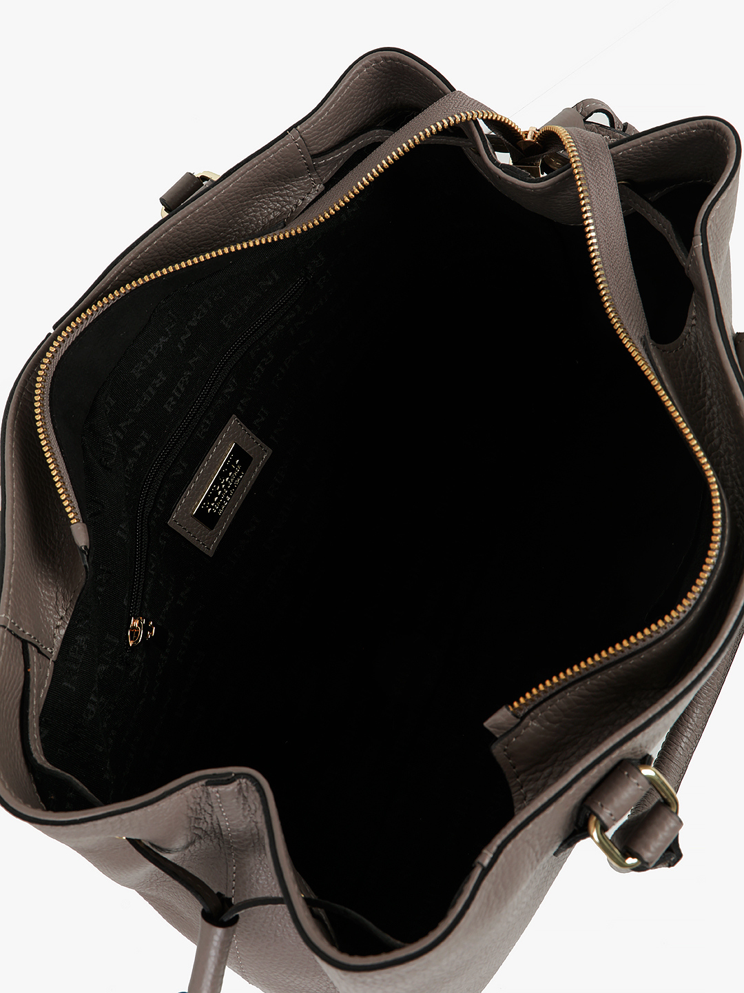 Прямоугольный шоппер с высокими ручками от RIPANI в коричневом цвете