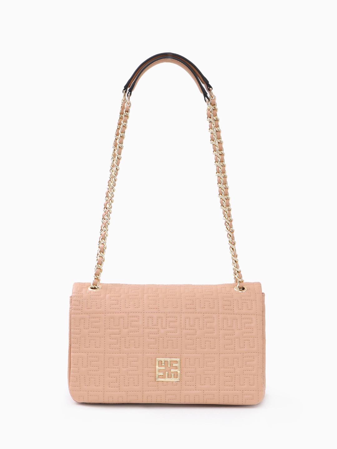 Прямоугольная кросс-боди с рельефным штампом от ERMANNO FIRENZE в пудровом оттенке